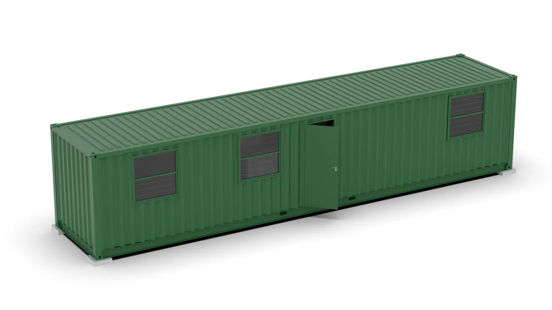 2,4m x 12m Accommodation Unit (1 Bedroom)