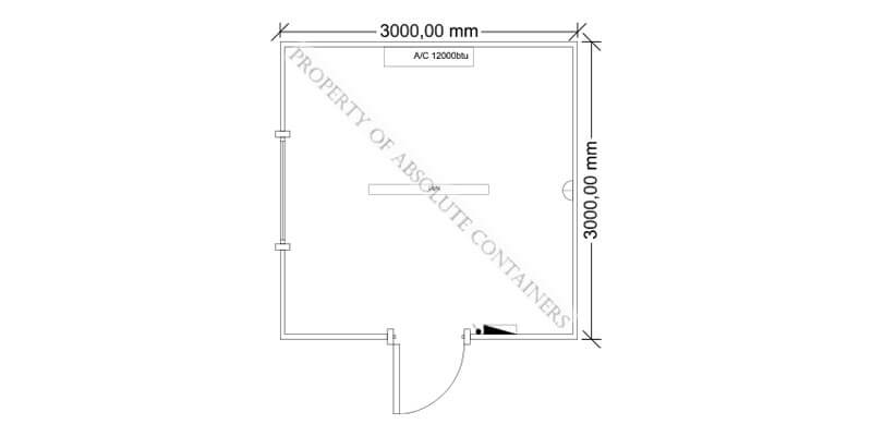 2,44m x 6m Accommodation Unit