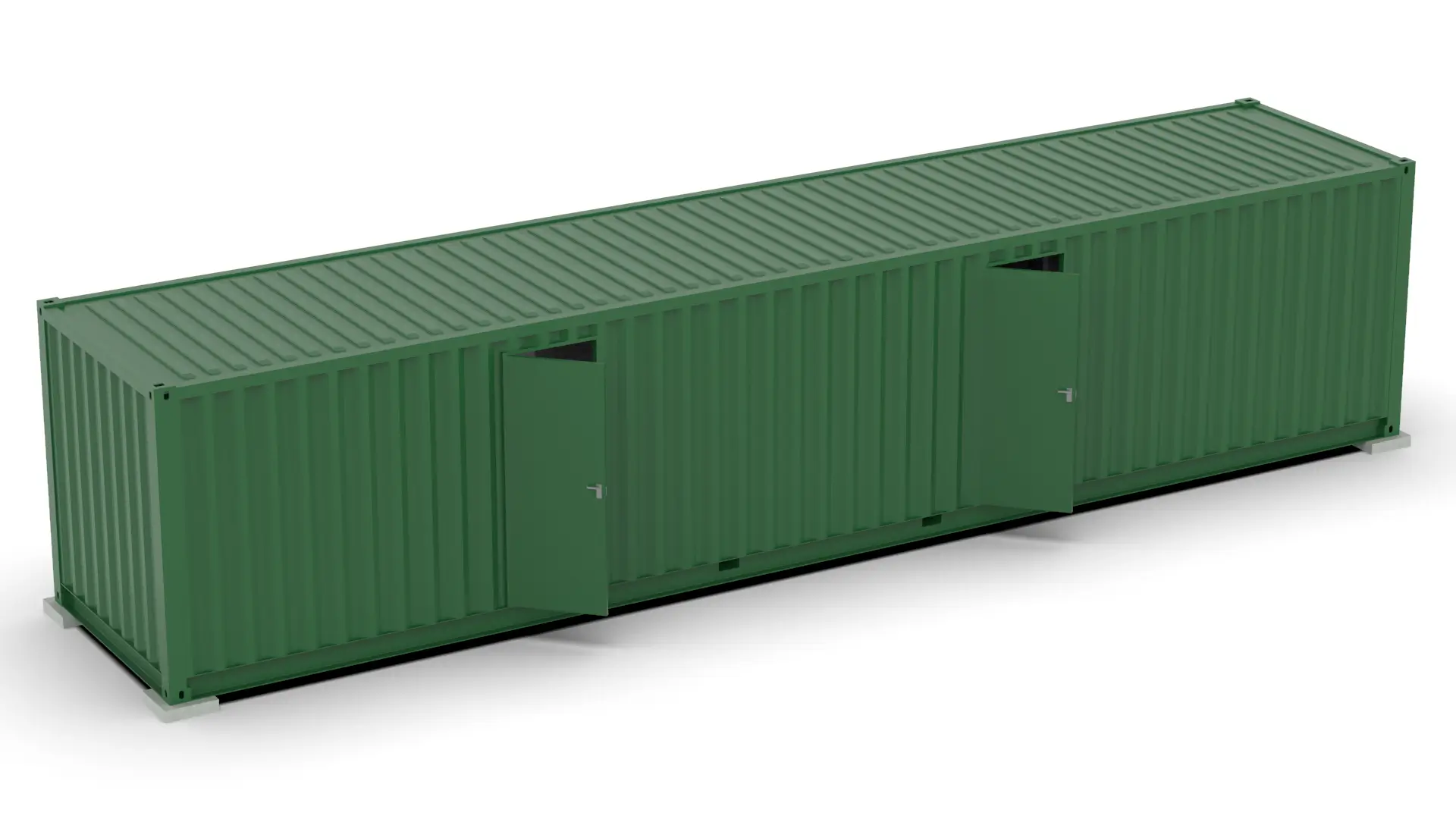 2,4m x 12m MF Ablution - Basin & Toilets