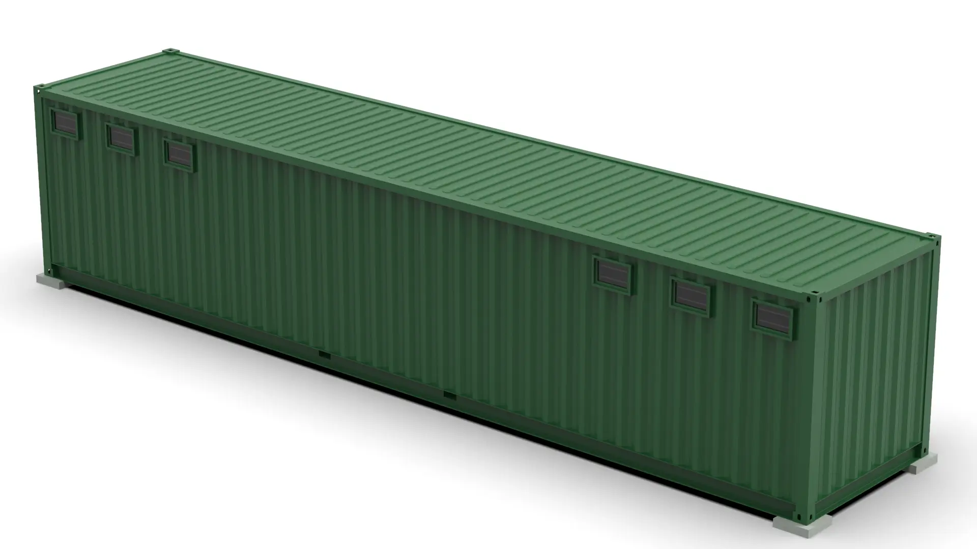 2,4m x 12m MF Ablution - Showers & Toilets